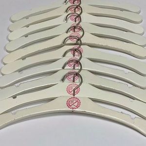 PINK VICTORIA SECRET 🔴SALE SET OF 5 WOOD DISPLAY HANGERS